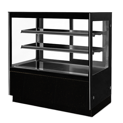 RB2 2 shelves Glass Display Cake Shop Freezer with flat Front